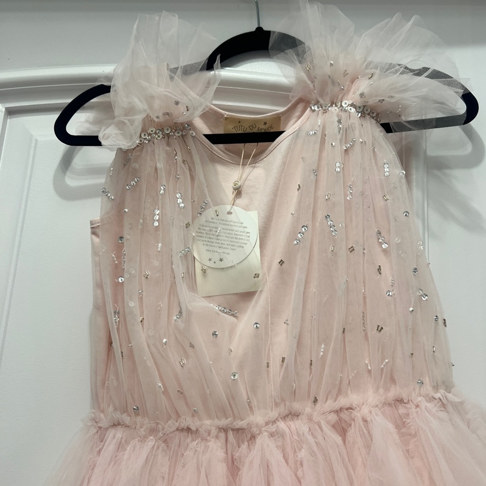 Light pink girls tule dress